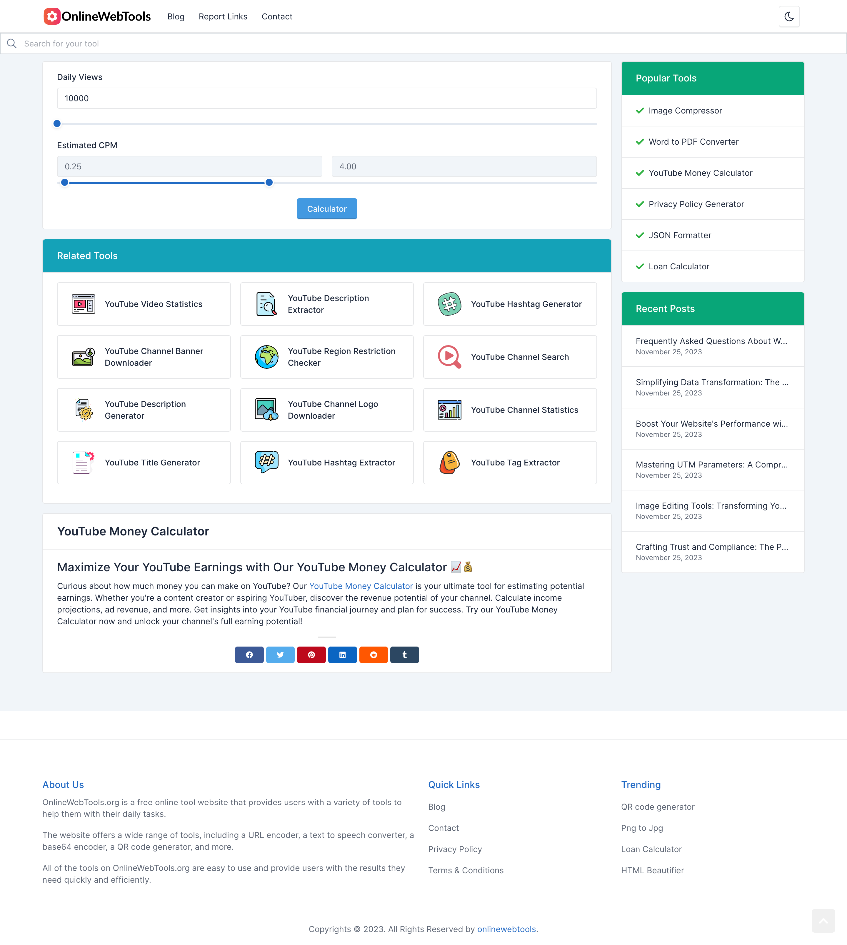 En lignewebtools media 4