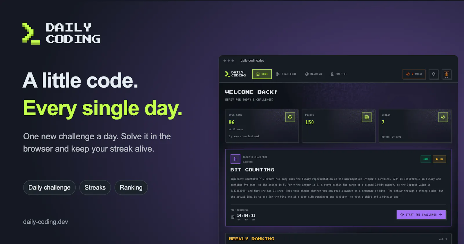 Daily Coding screenshot 1