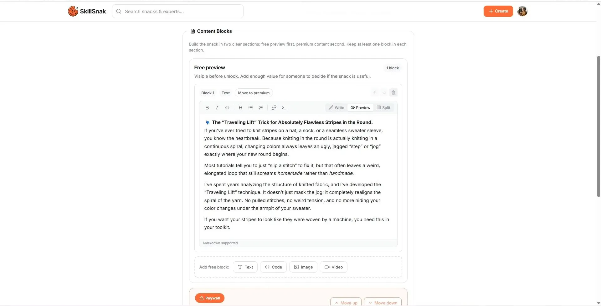 SkillSnak — Micro-skills marketplace gallery image