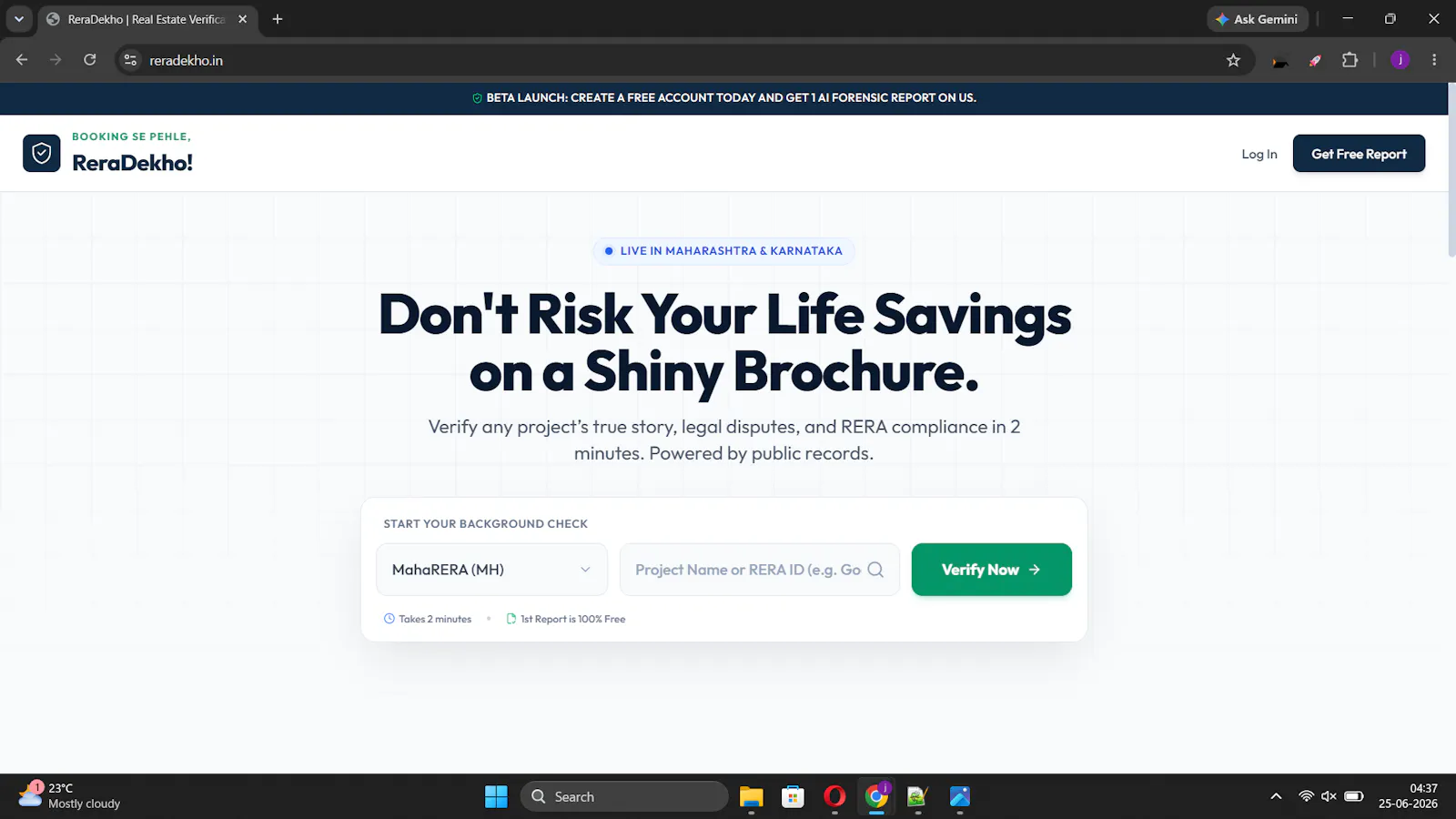 ReraDekho screenshot 1