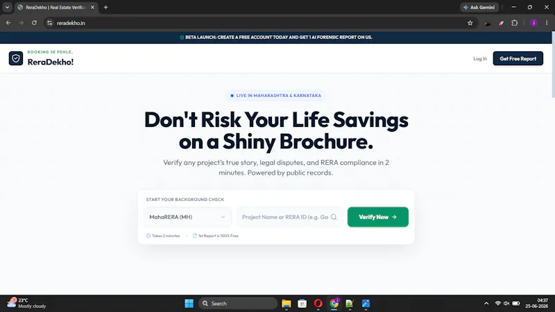 ReraDekho screenshot 1