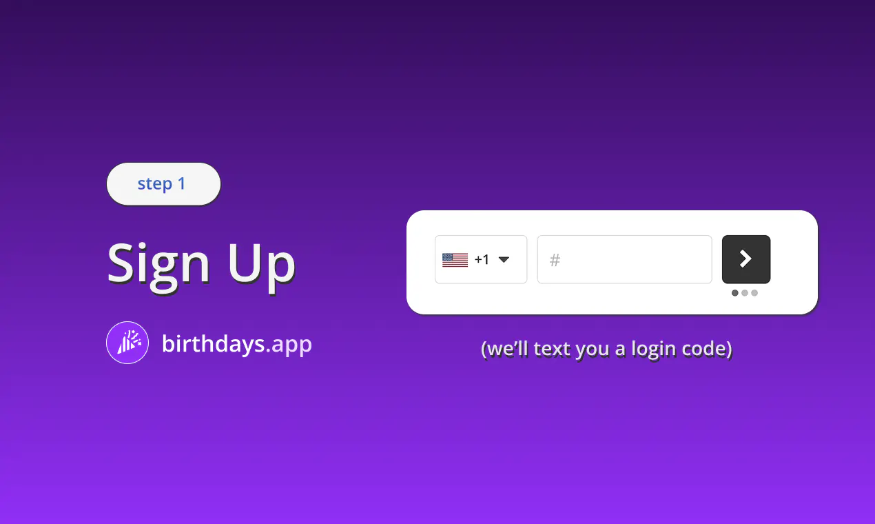 birthdays.app gallery image