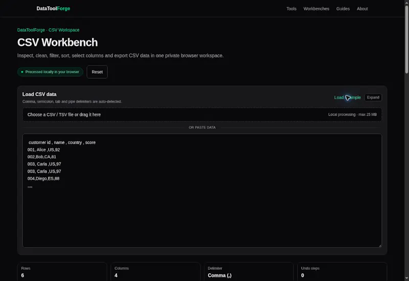 DataToolForge screenshot 2