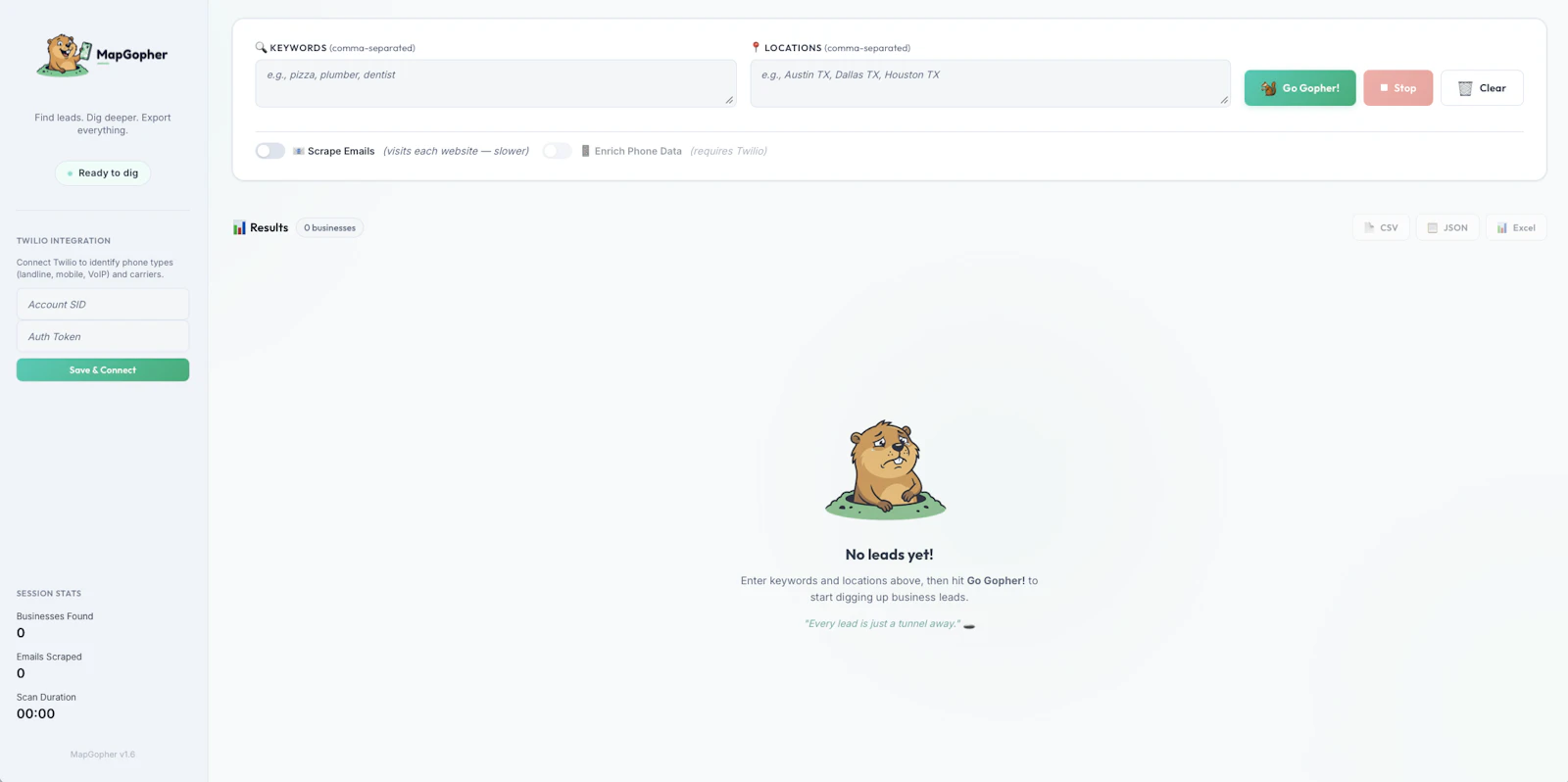 MapGopher screenshot 1