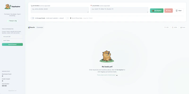 MapGopher screenshot 1