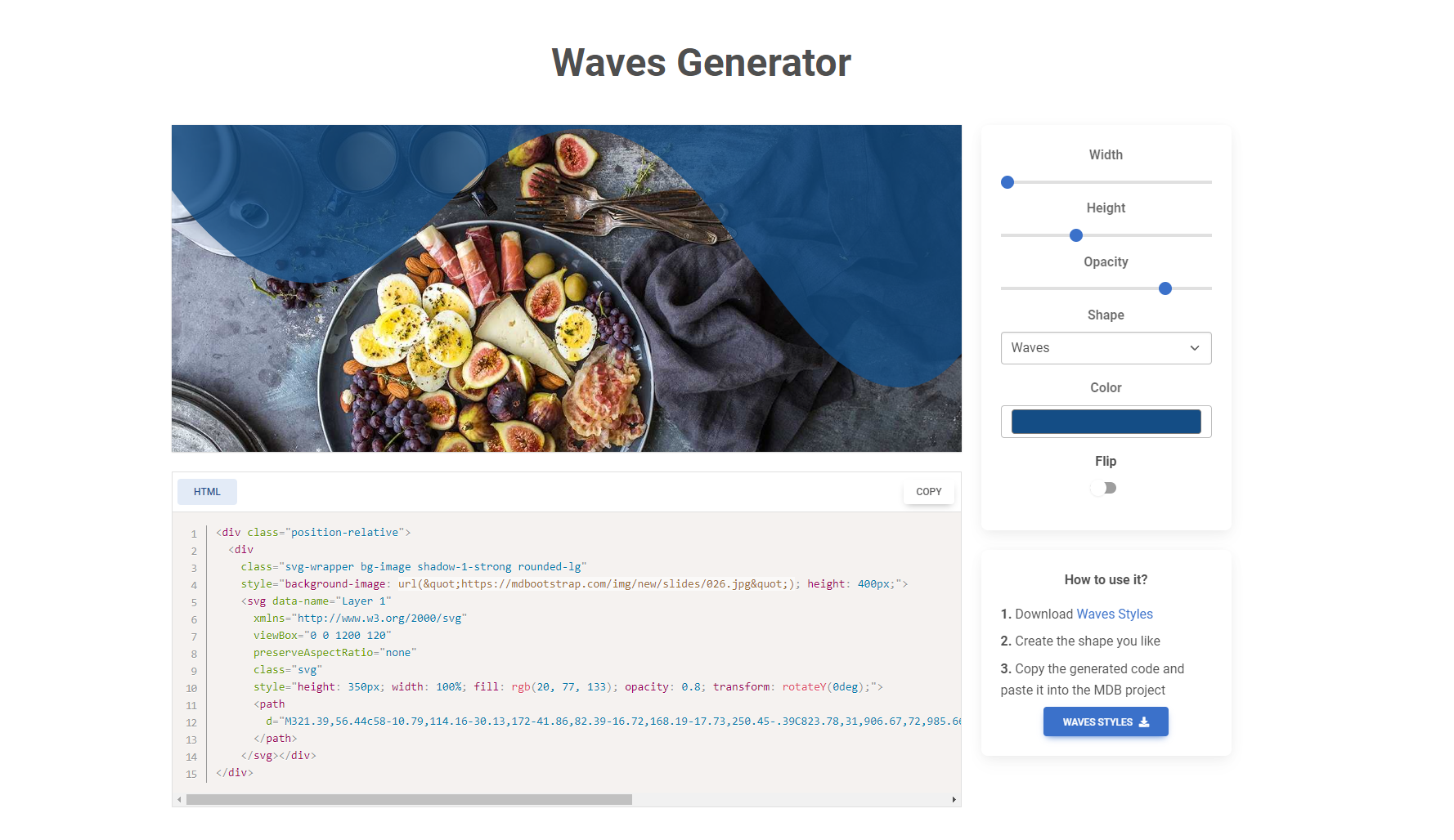 Generador de olas media 3