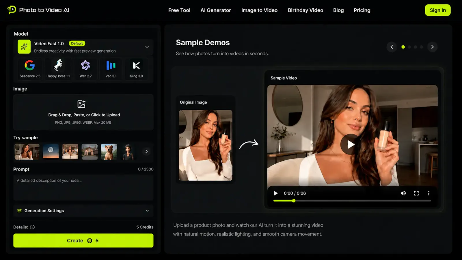 Photo to Video AI screenshot 1