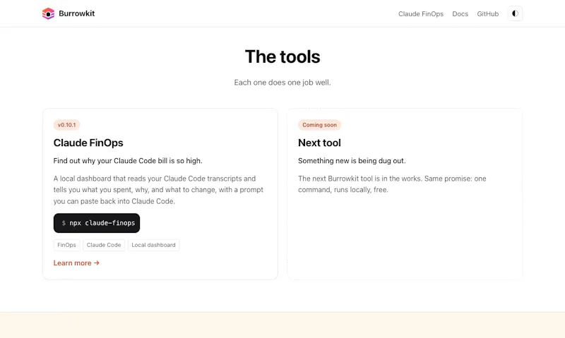 Burrowkit screenshot 5