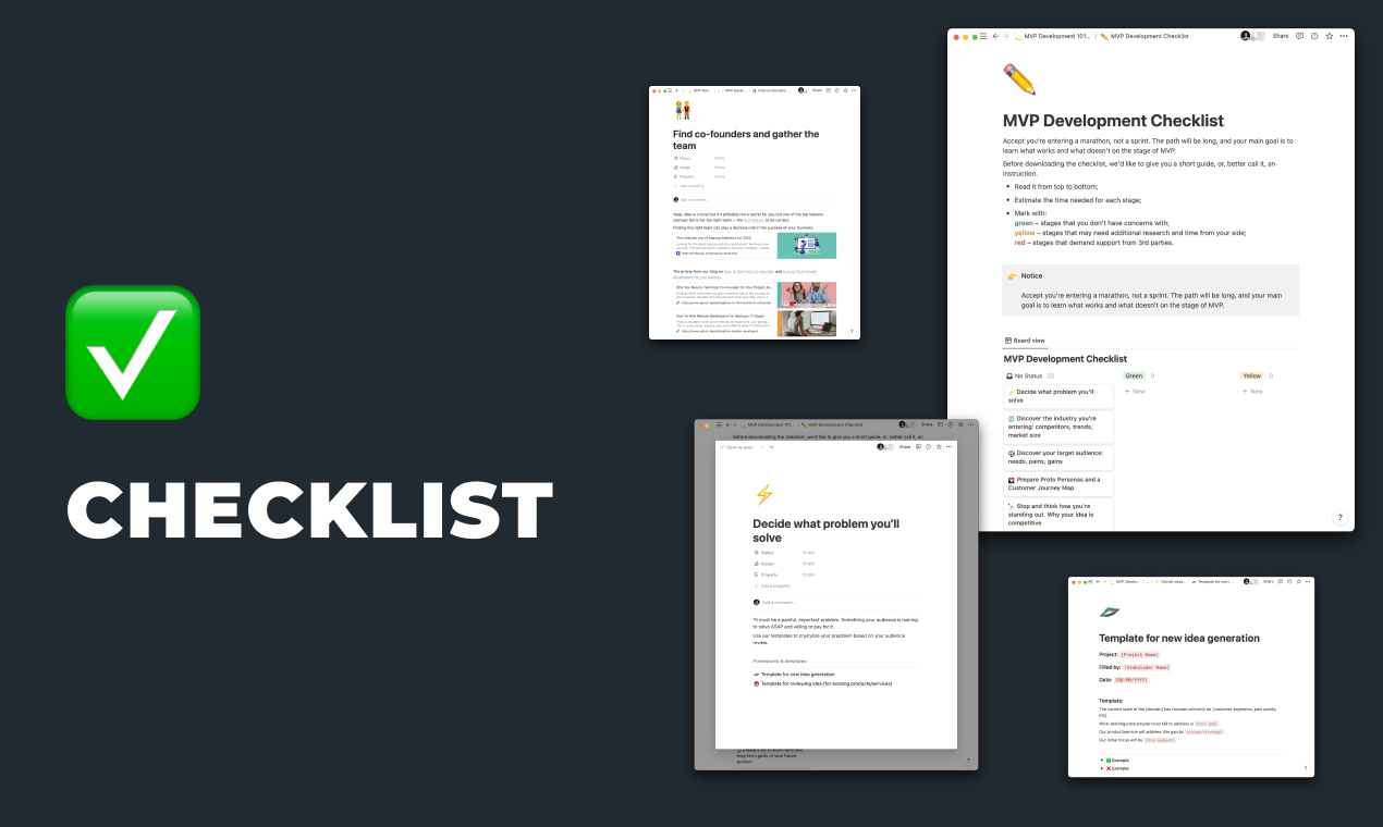 คู่มือการพัฒนา MVP และรายการตรวจสอบ - แผนงานเพื่อสร้าง MVP media 3