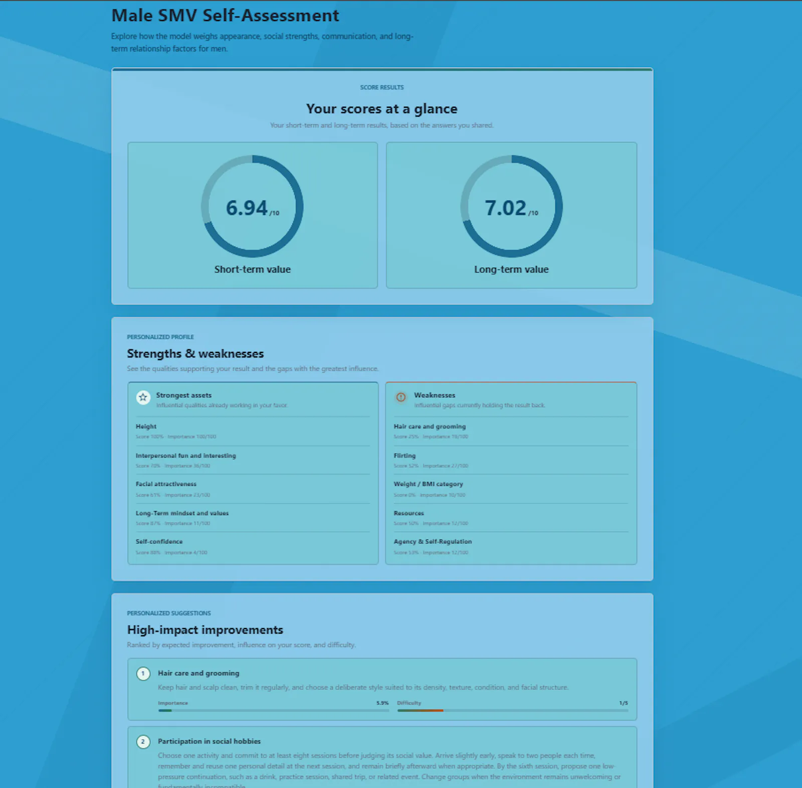 Sexual Market Value (SMV) Quiz screenshot 2