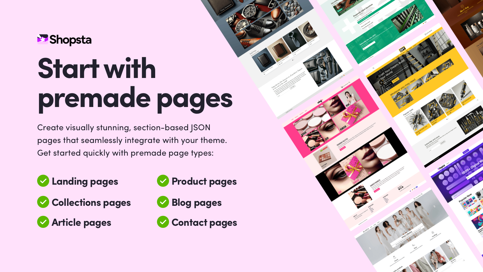 Shopsta Landing Page Builder - Builder di pagine moderno e veloce shopify media 2