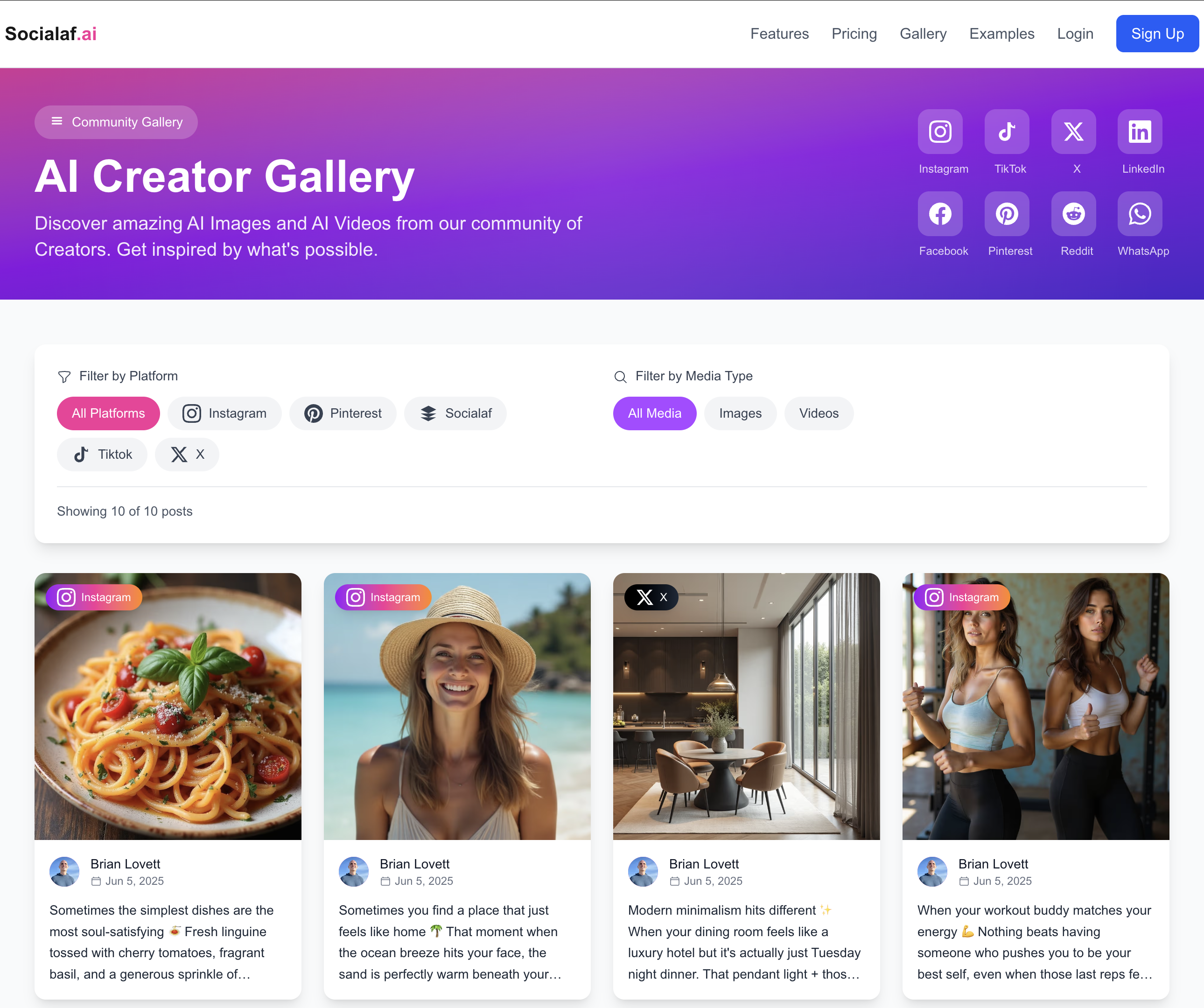Socialaf.ai - ฝึกอบรมผู้มีอิทธิพล AI และสร้างเนื้อหาไวรัสในไม่กี่วินาที media 7