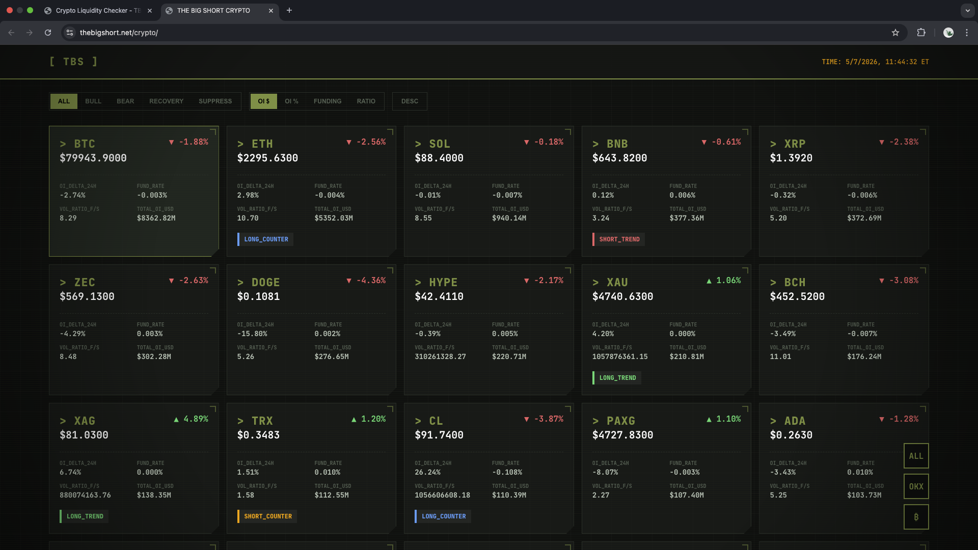Crypto Liquidity Checker  gallery image