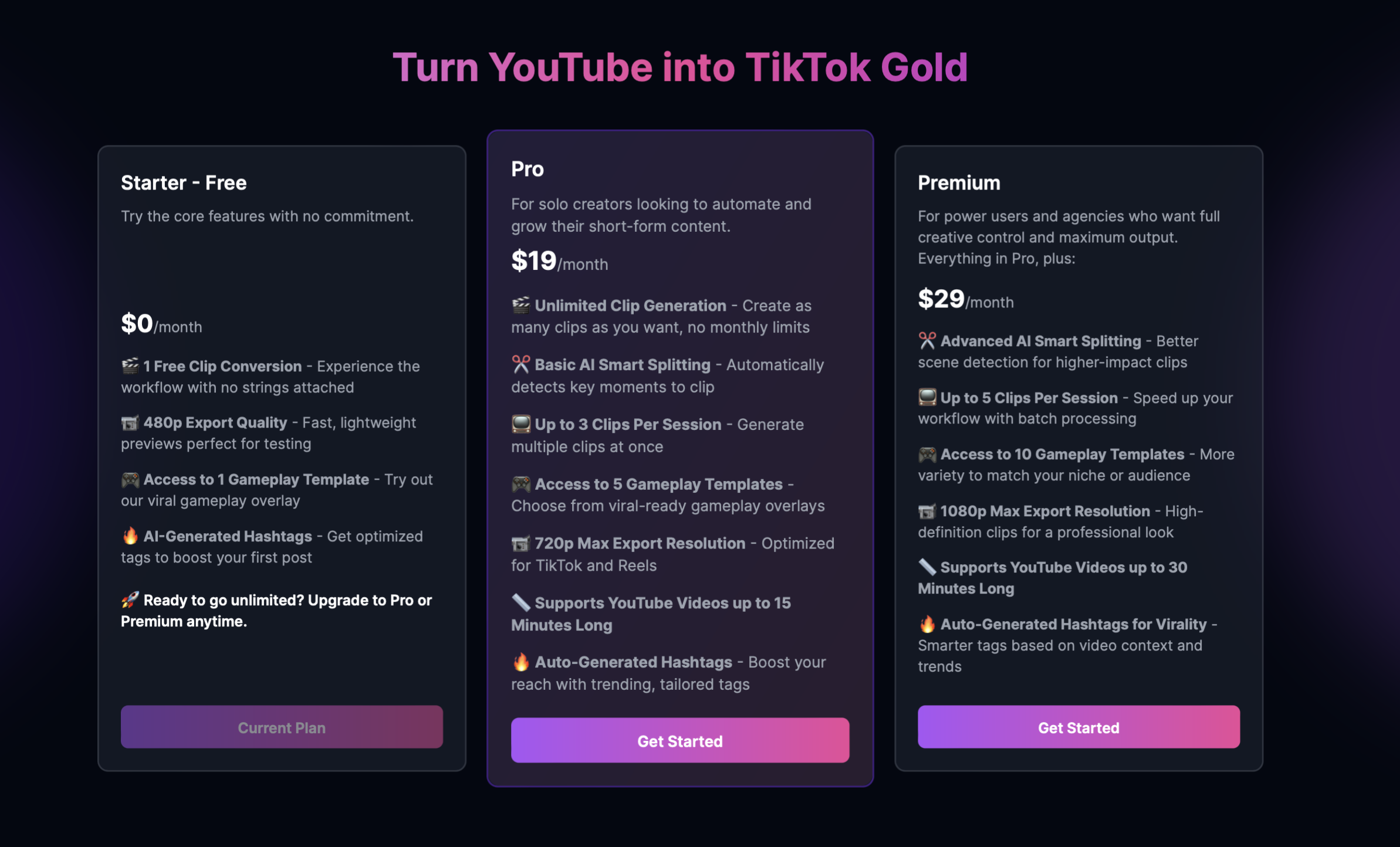 ViralCuts - Turn YouTube videos into viral TikTok clips in seconds. media 3