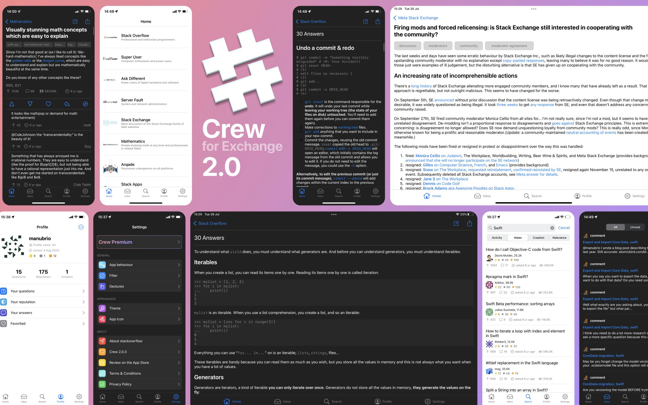 Crew para Exchange 2.0 - Crew es un cliente nativo de los canales de intercambio de pilas media 1