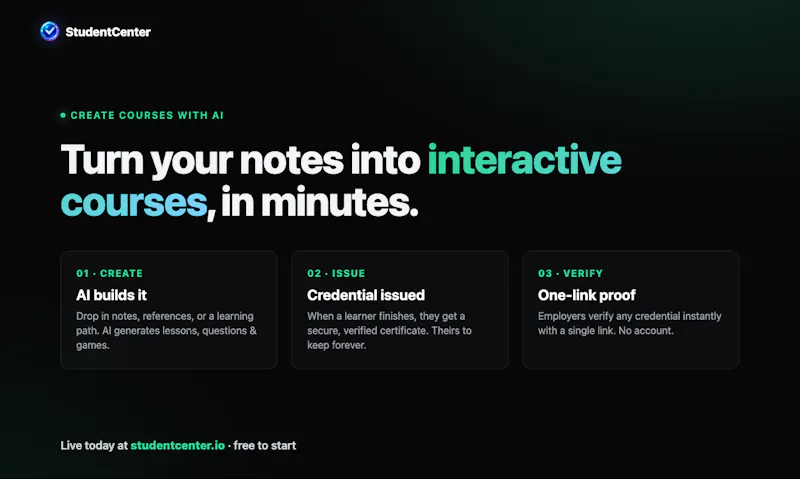 StudentCenter screenshot 2