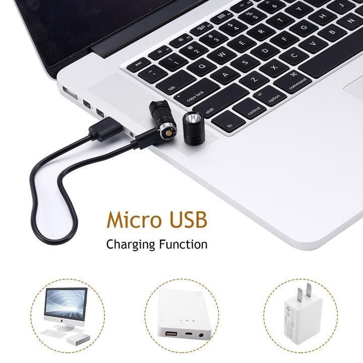 Pocket Mini LED Flashlight Rechargeable gallery image