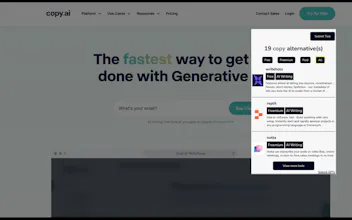 AI Tools Alternatives: Chrome Extension gallery image