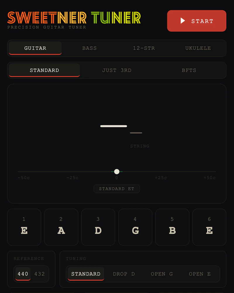 Sweetnrt Tuner screenshot 2