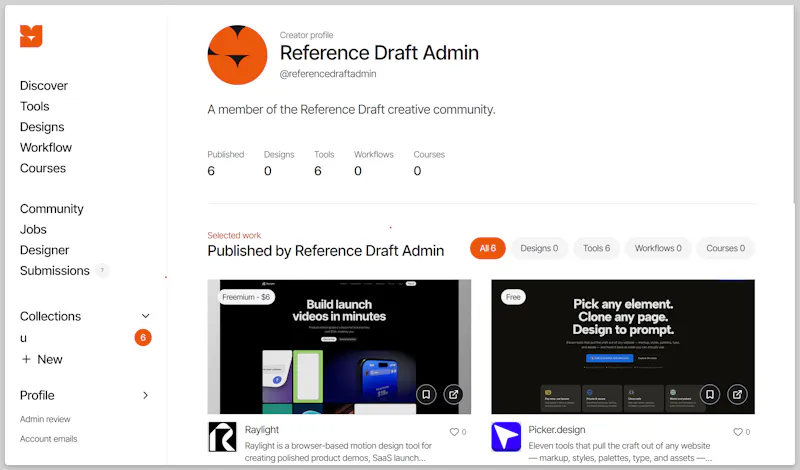 Reference Draft screenshot 3