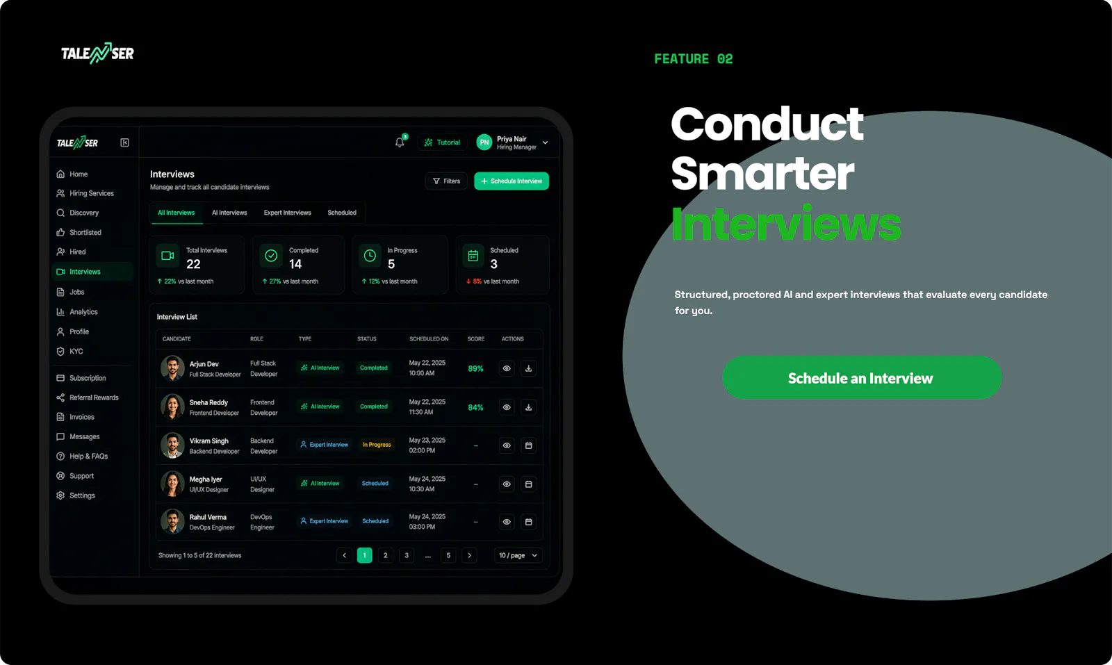 Talenser screenshot 5
