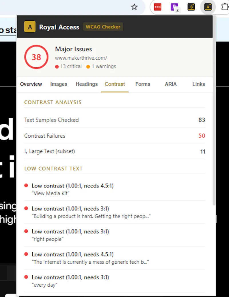 Royal Access Chrome Extension screenshot 6