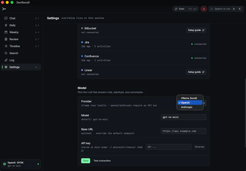 DevRecall screenshot 4