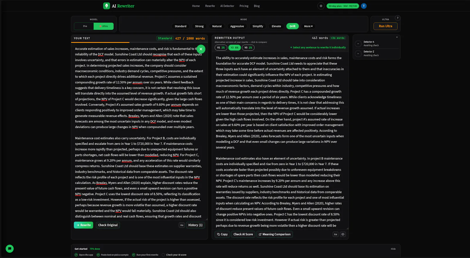 AI Rewriter screenshot 3