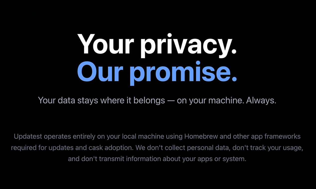 Updatest - Screenshot 5 showing product features and functionality
