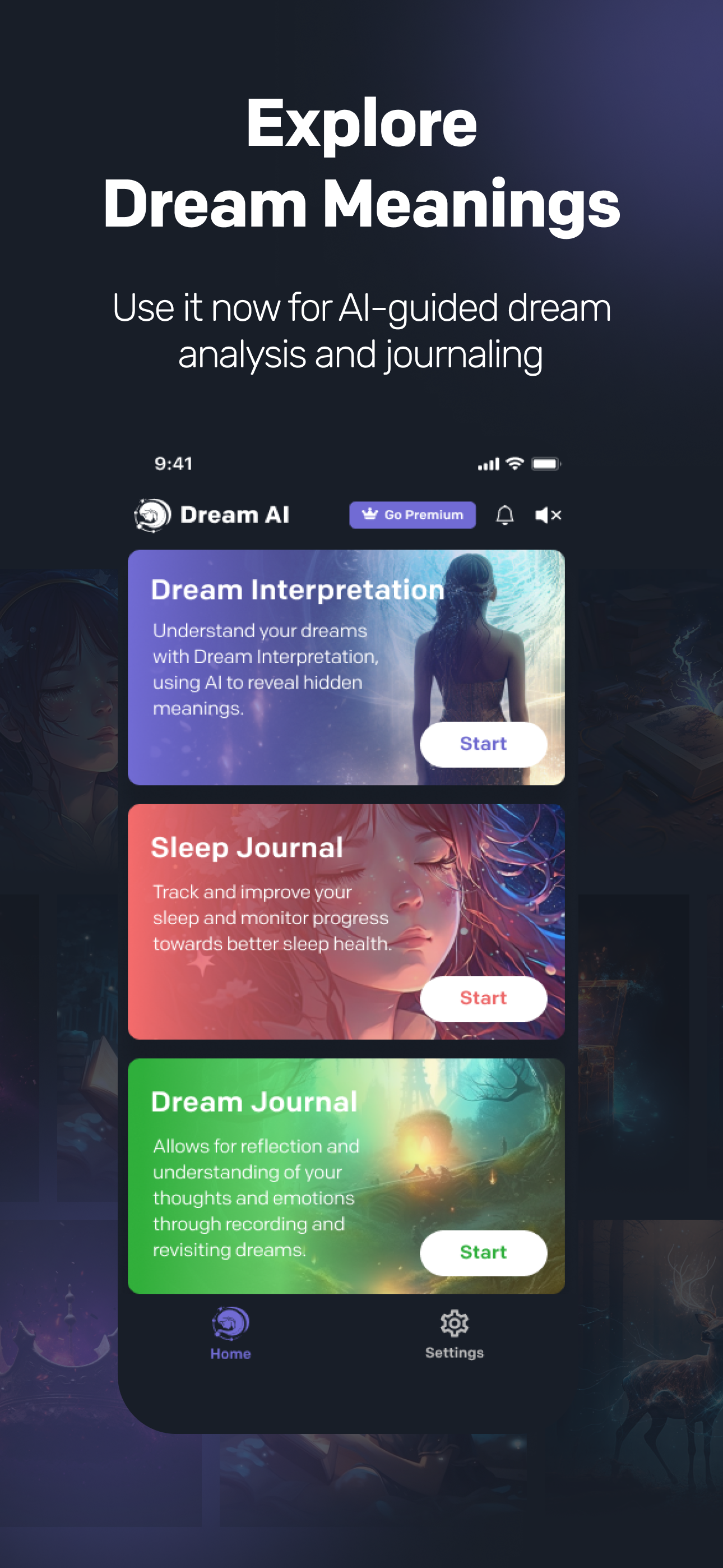 Média Interprétation des rêves avec l'IA - AI Dream Interpretation & Dreams Dictionary & Journal 2