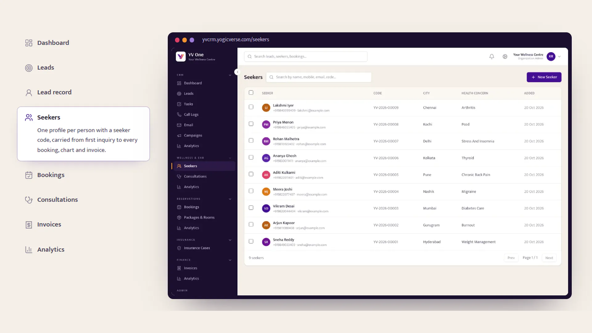 Wellness CRM gallery image