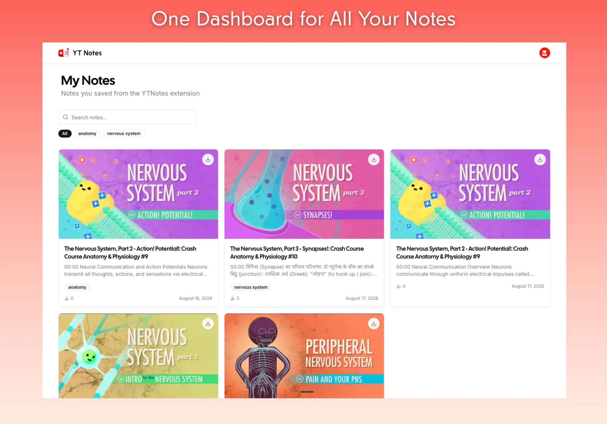 YT Notes gallery image
