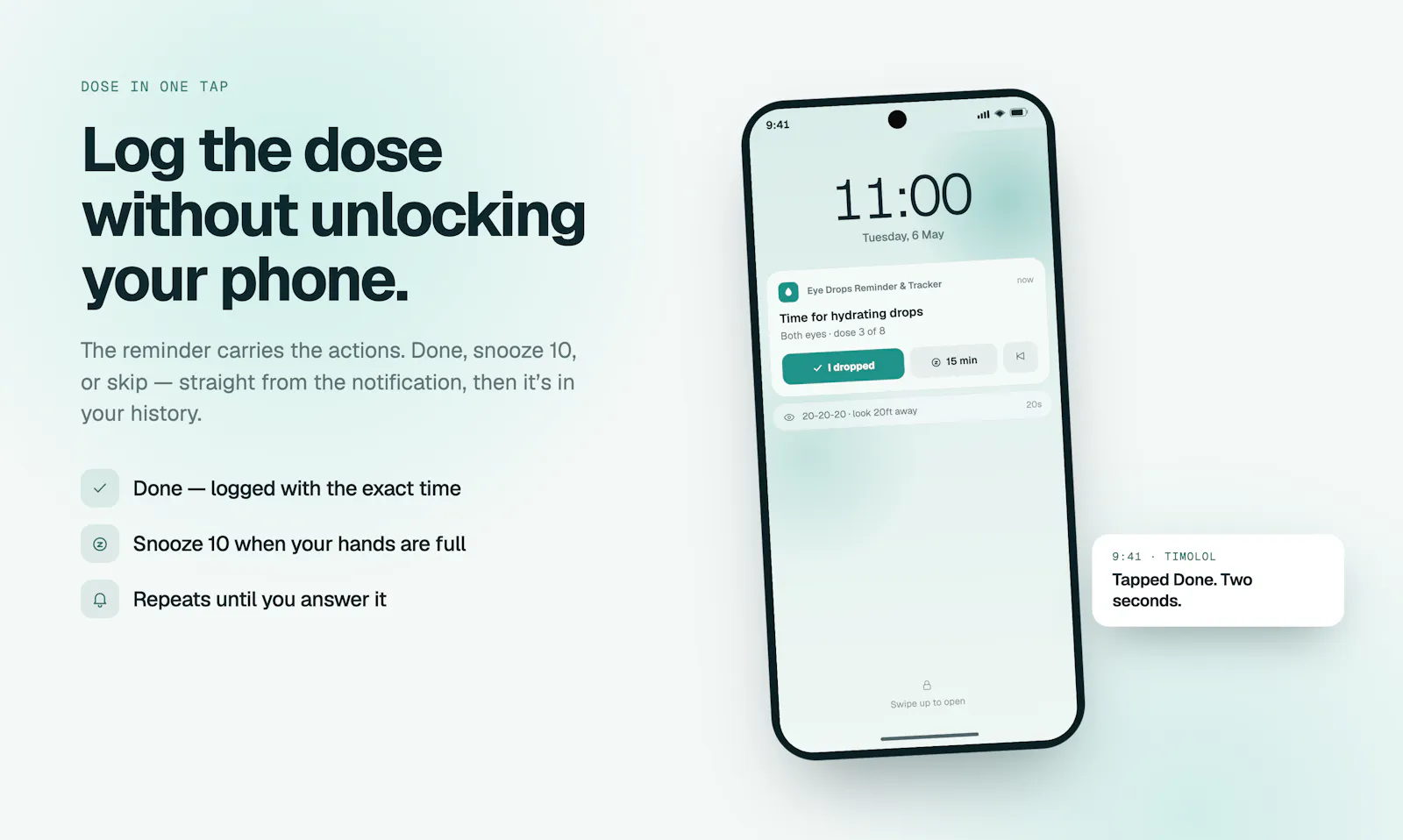 Eye Drops Reminder & Tracker screenshot 2