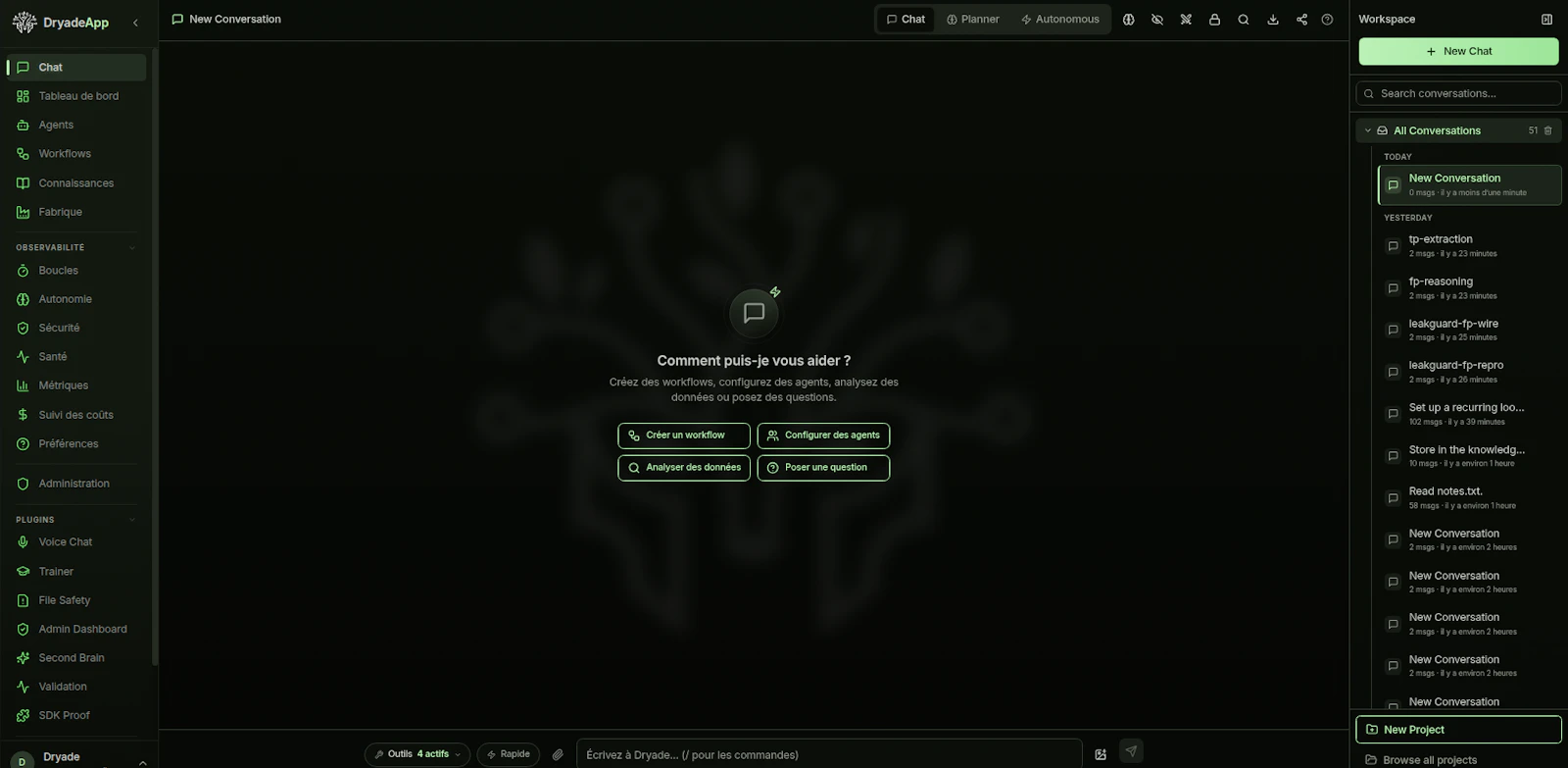 Dryade screenshot 2