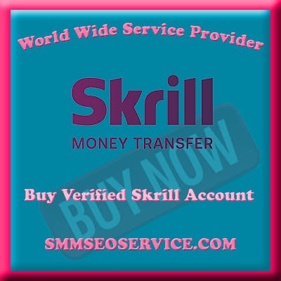 Buy Fully Verified Skrill Account media 1