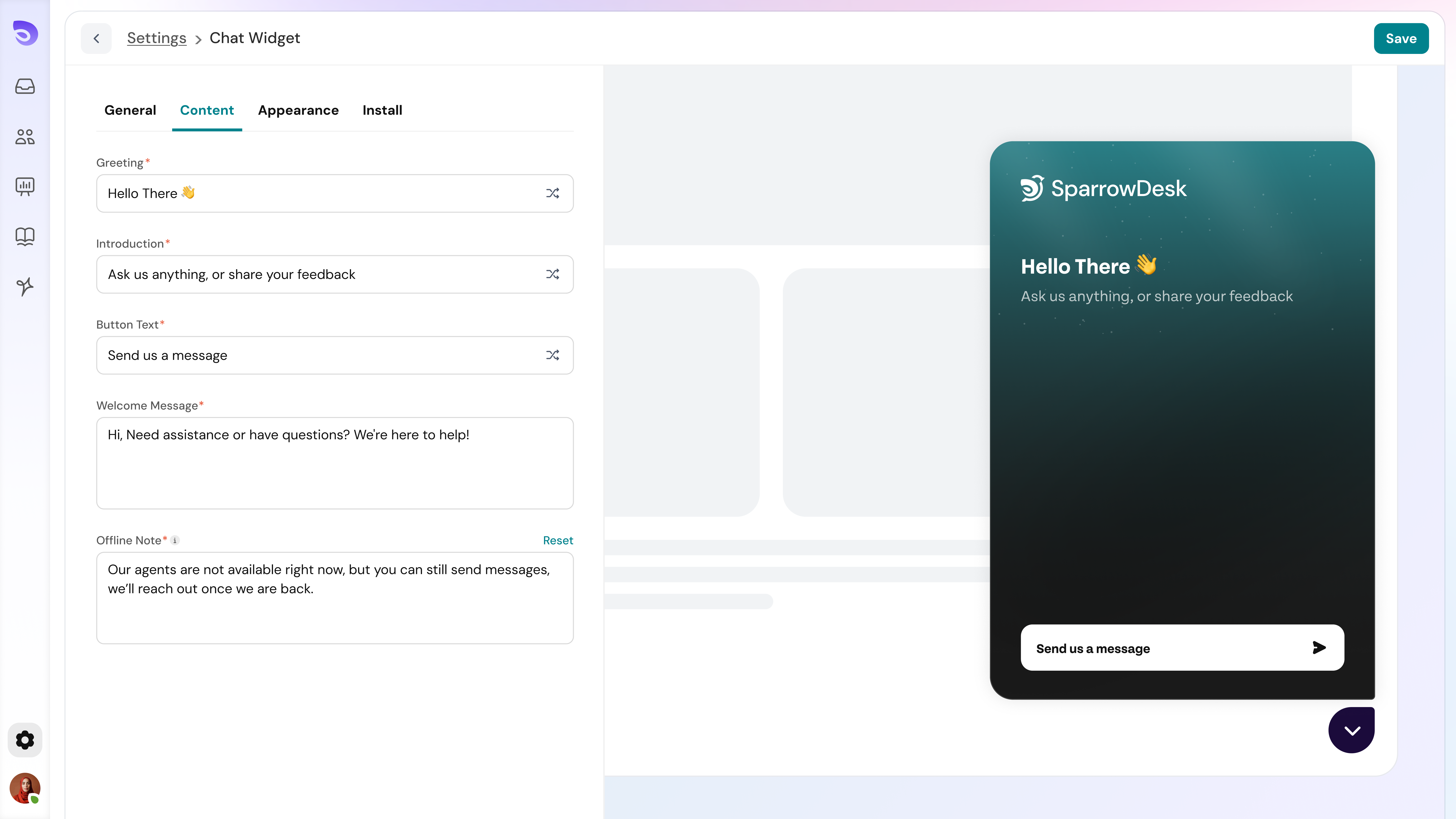 SparrowDesk gallery image