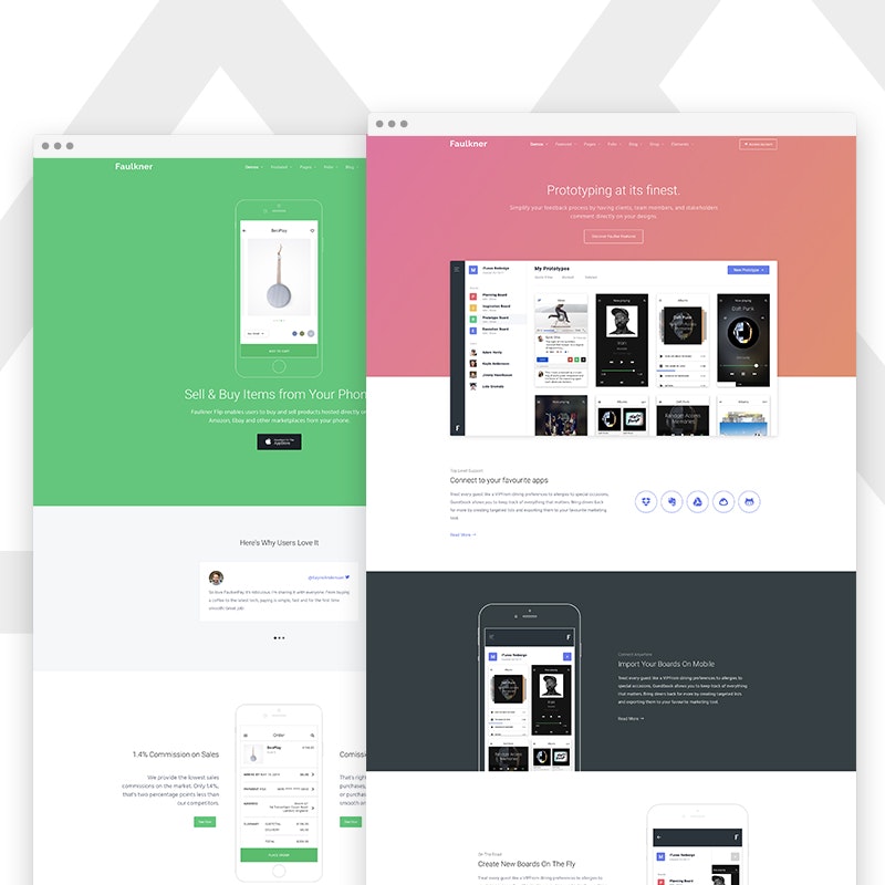 Faulkner - Multi-purpose HTML5 Template for Startups & Saas Companies gallery image