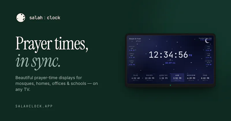 Salah Clock screenshot 2