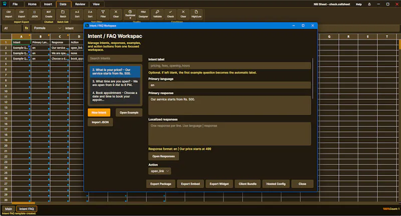 Niti sheet screenshot 6