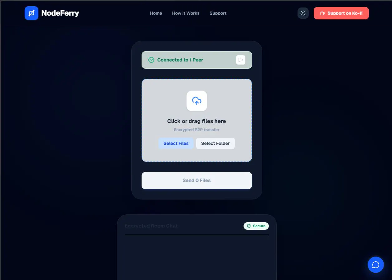 NodeFerry screenshot