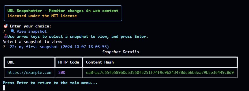url-snapshotter gallery image