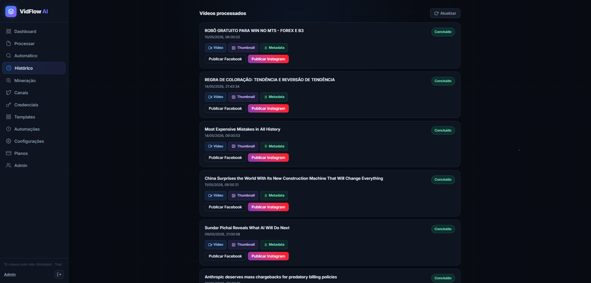 VidFlow AI gallery image