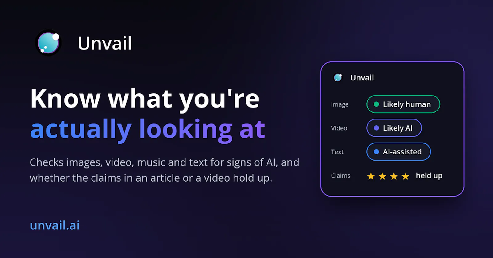 Unvail screenshot 2