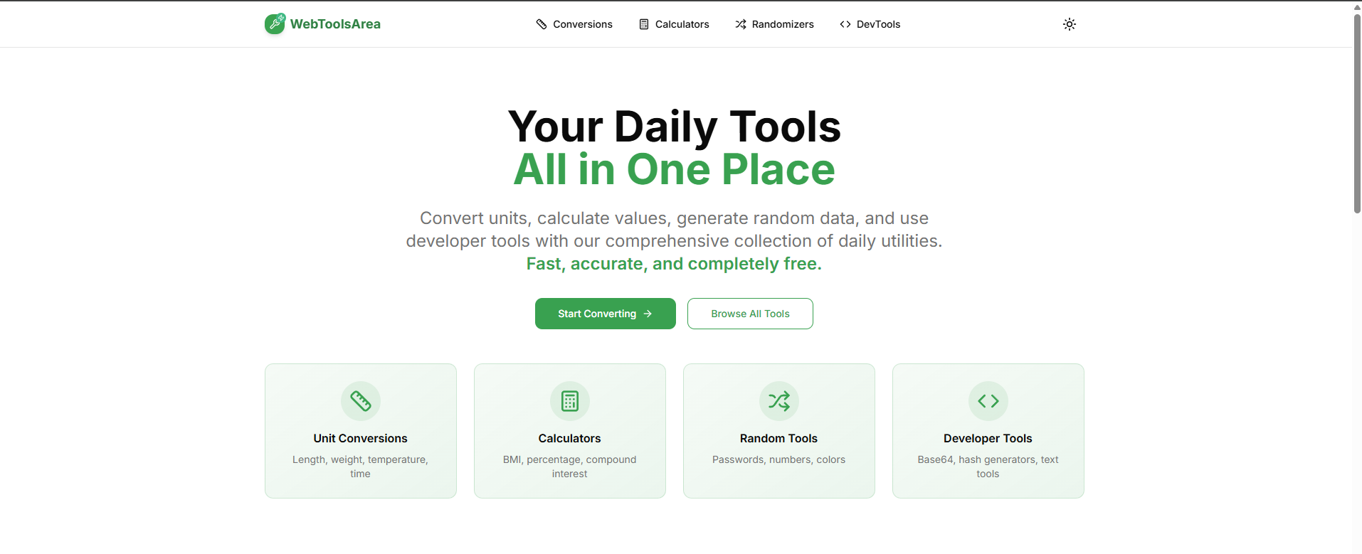 وسائط webtoolsarea - الآلات الحاسبة السريعة والدقيقة والأدوات اليومية 4