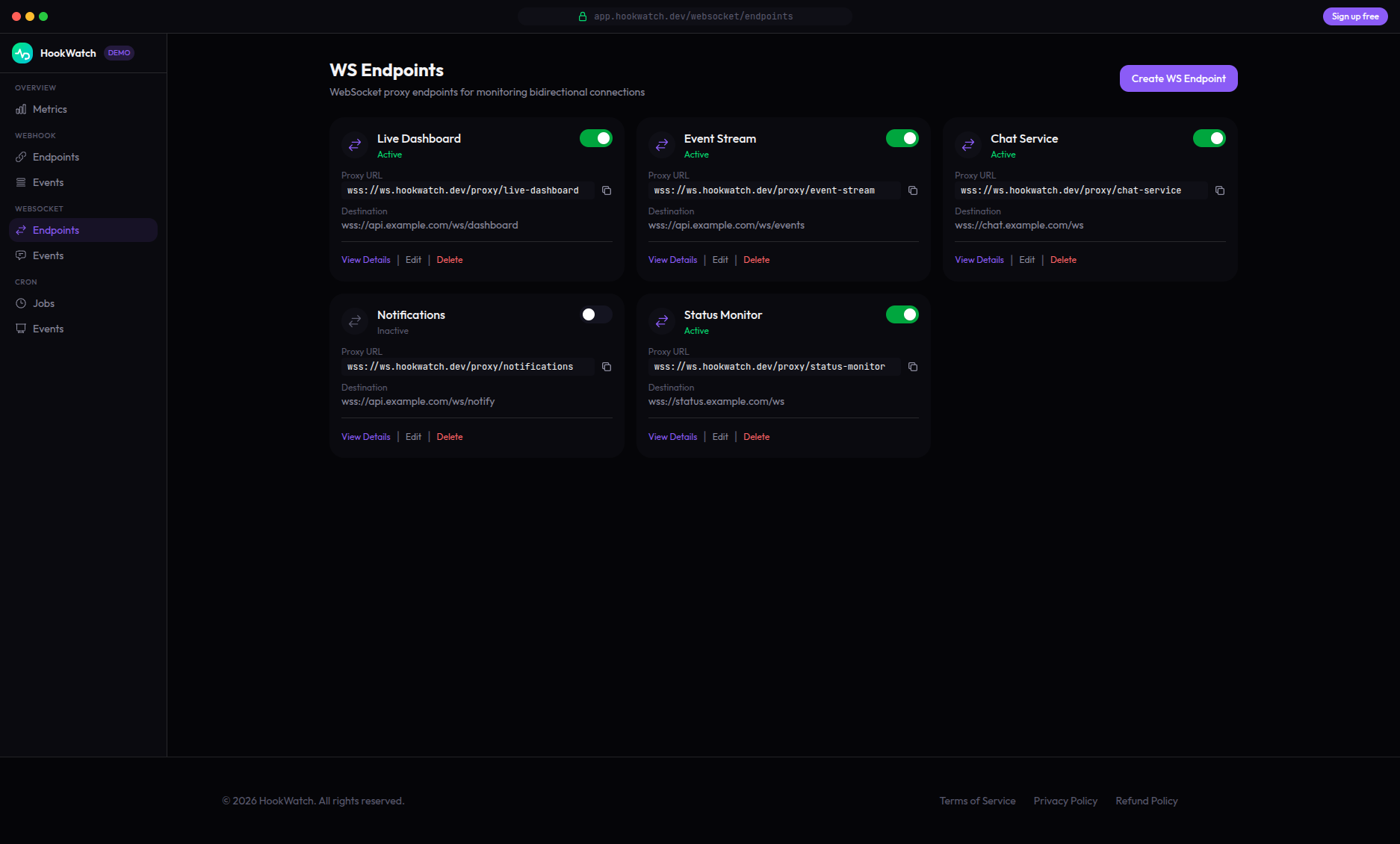 HookWatch - Screenshot 5 showing product features and functionality