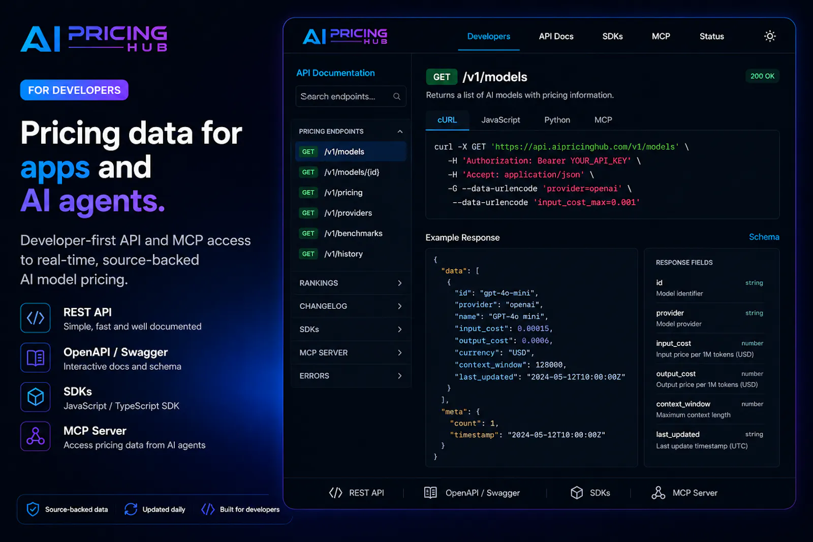 AI Pricing Hub screenshot 2