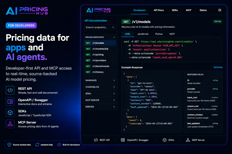 AI Pricing Hub screenshot 2