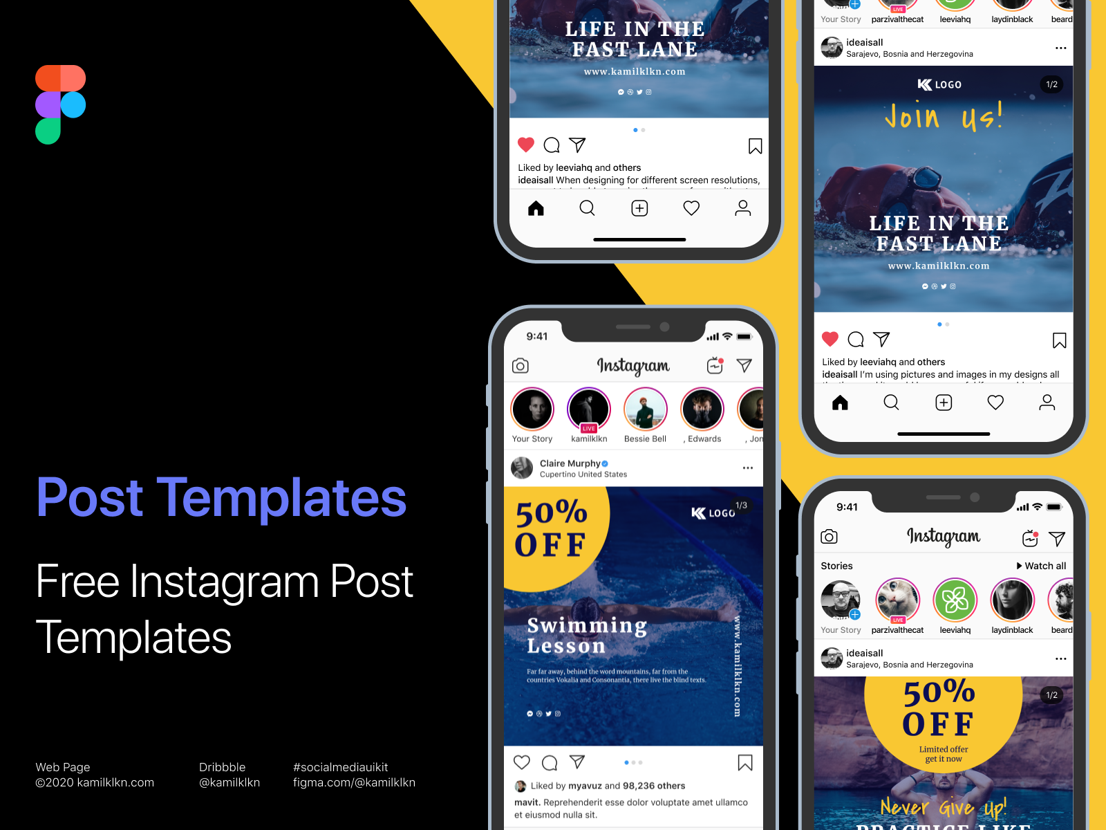 Free Instagram Post Templates gallery image