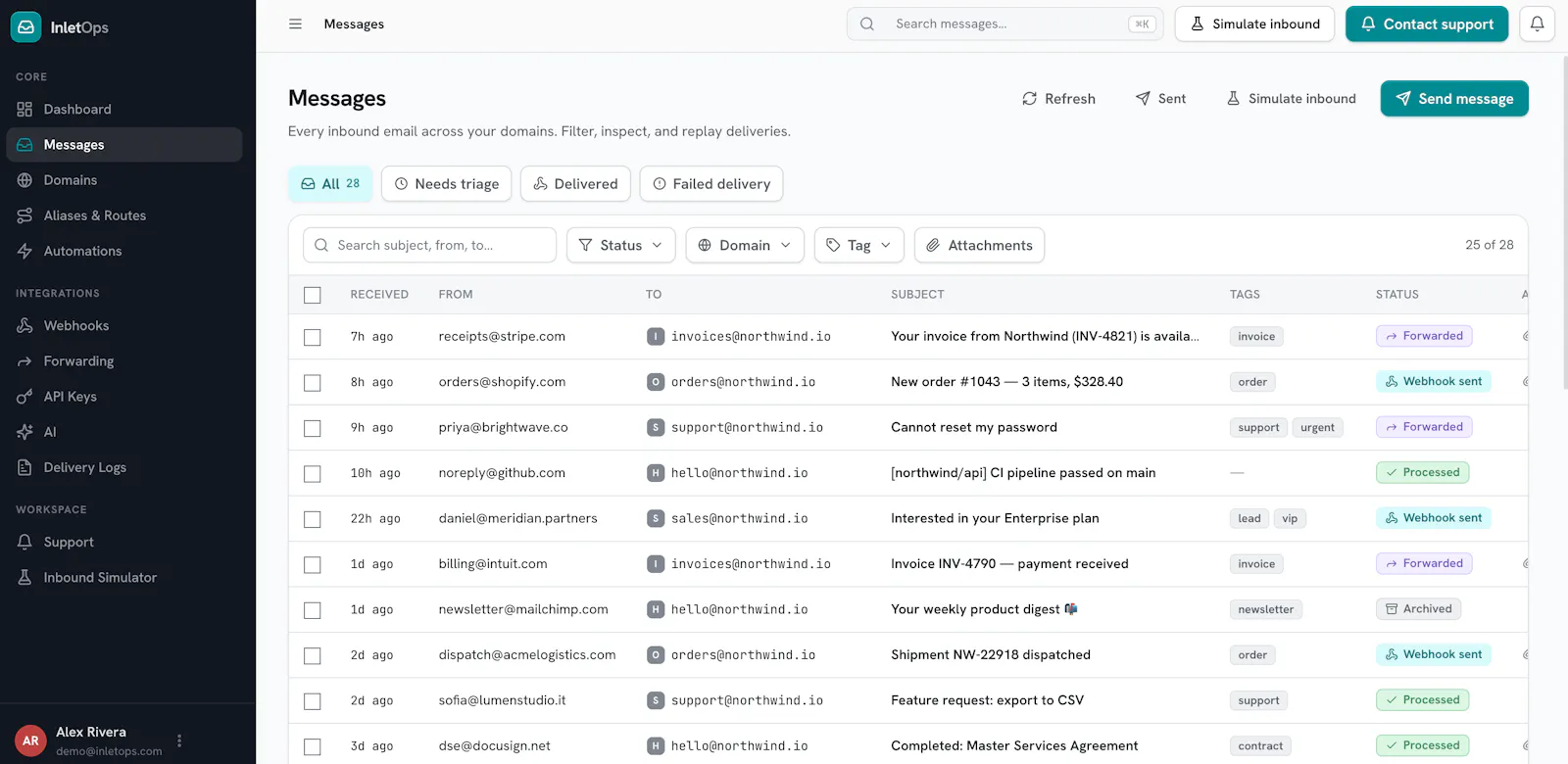 InletOps screenshot 2
