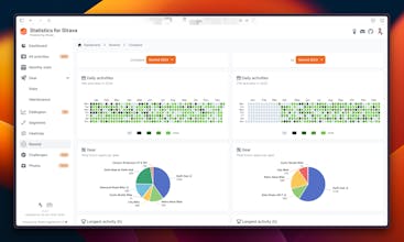 Statistics for Strava gallery image